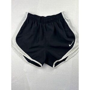 Nike Dri-FIT Womens Running Shorts M Black & White Athletic Wear